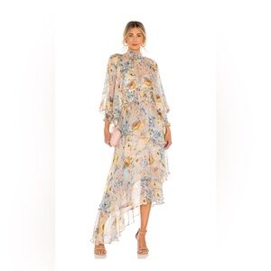 Elliatt Pastel Floral Long Sleeve Dress